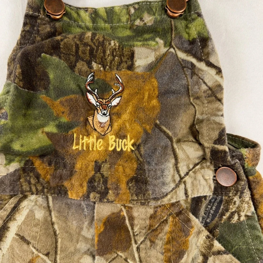 J. Tuohy's‎ Overalls Kids Camo Embroidered Little Buck Hunting Bibs No Size